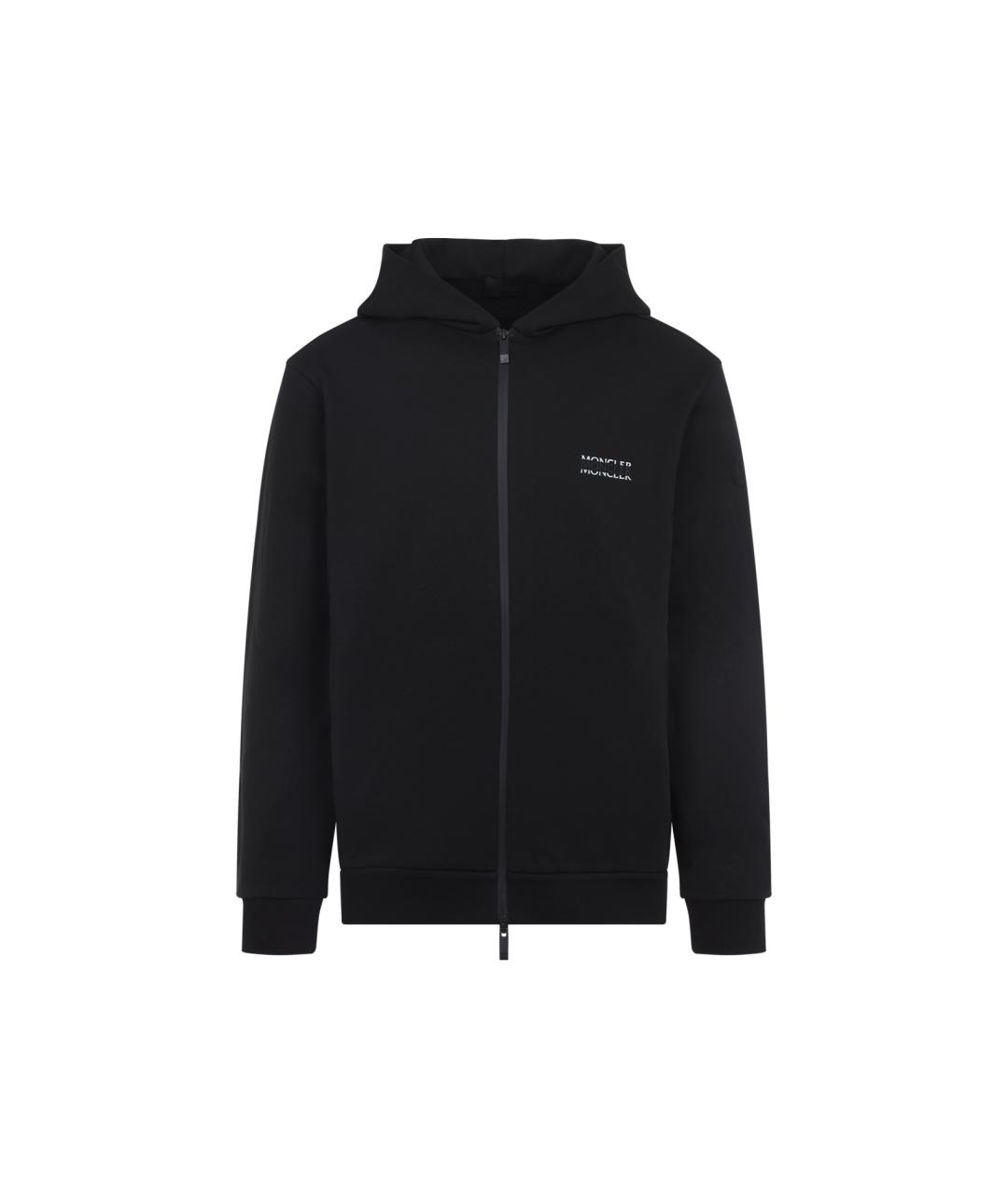 MONCLER Черная хлопковая куртка, фото 1