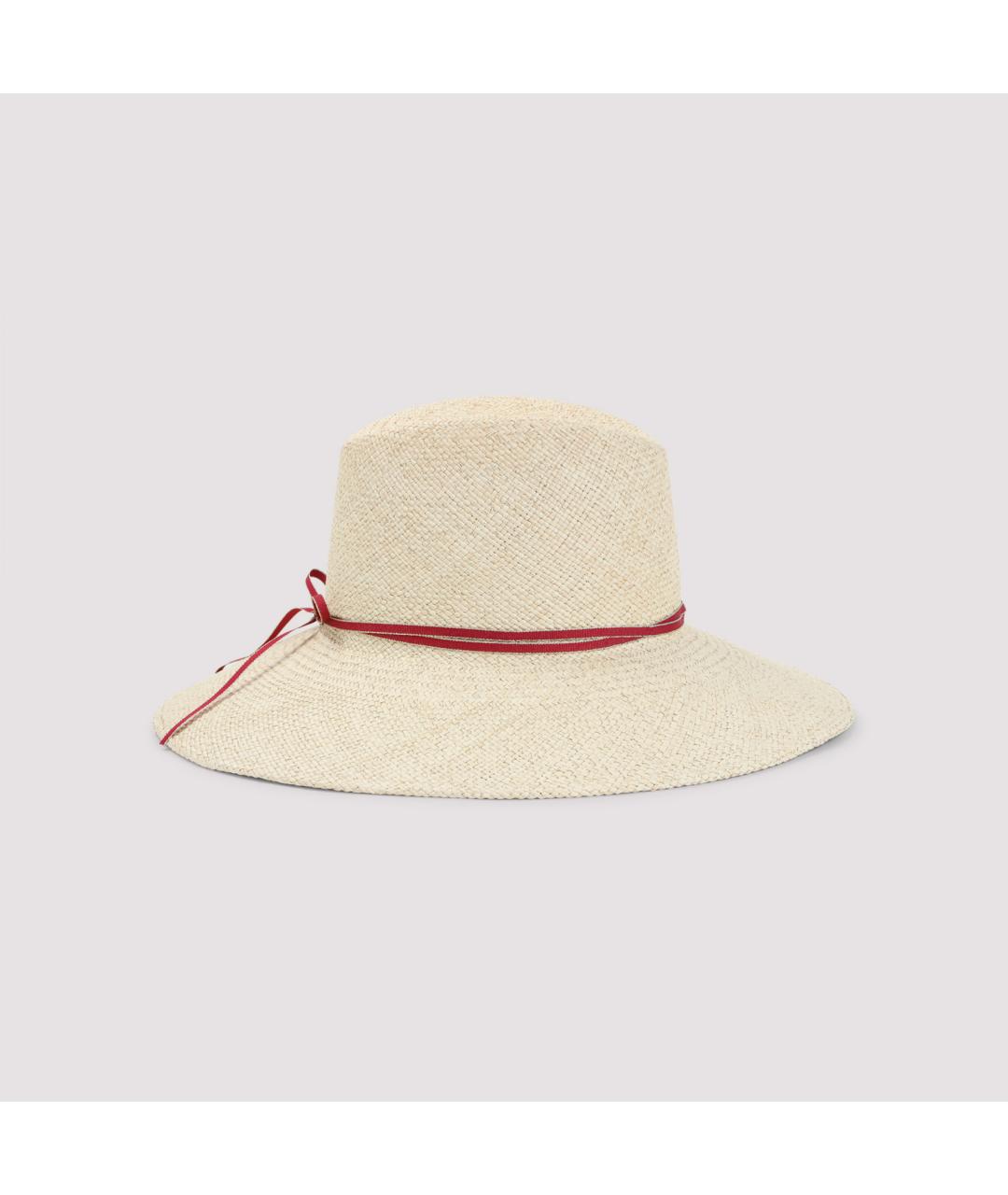 MAISON MICHEL Бежевая шляпа, фото 3