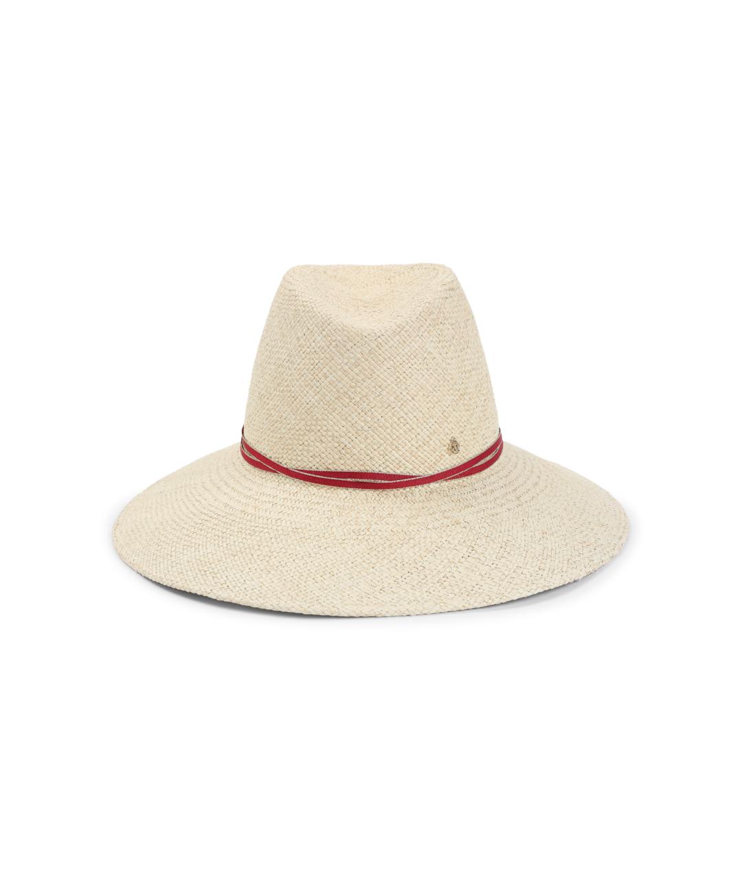 MAISON MICHEL Бежевая шляпа, фото 1