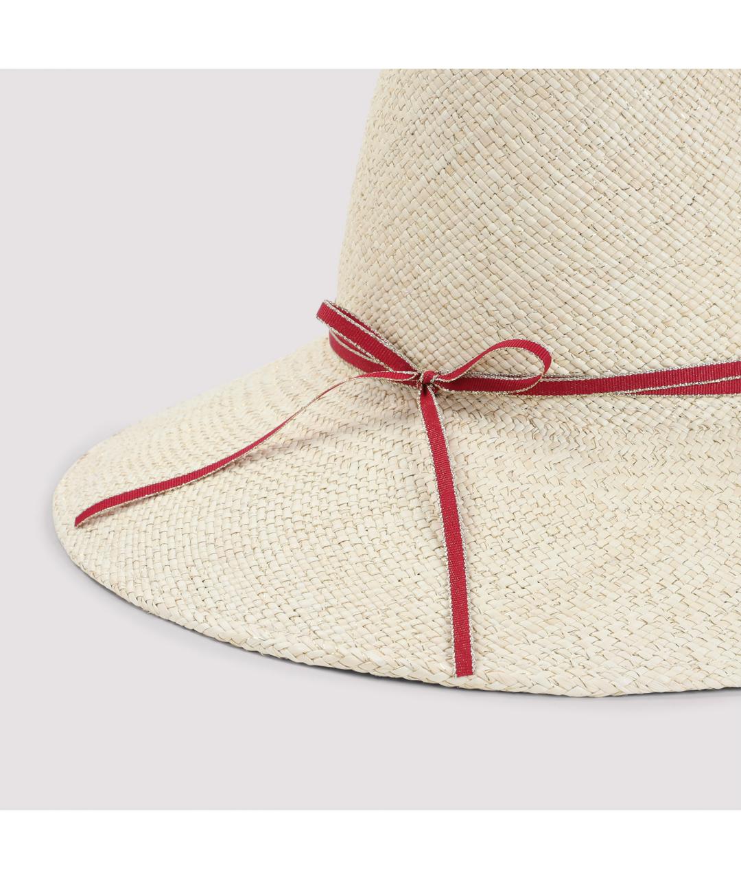 MAISON MICHEL Бежевая шляпа, фото 4