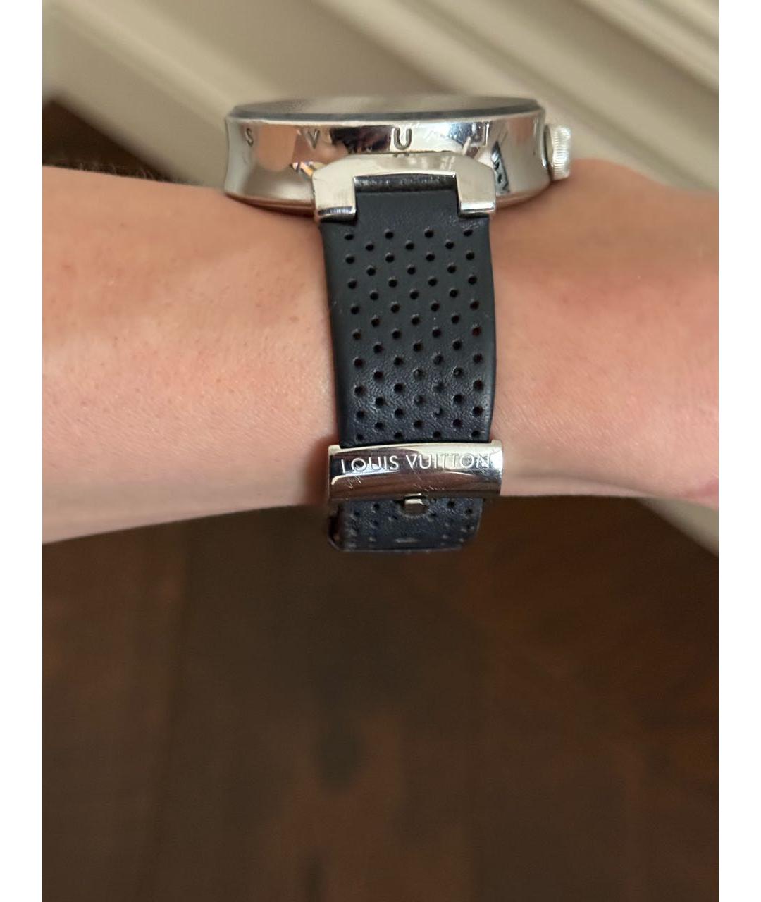 LOUIS VUITTON Черные часы, фото 3