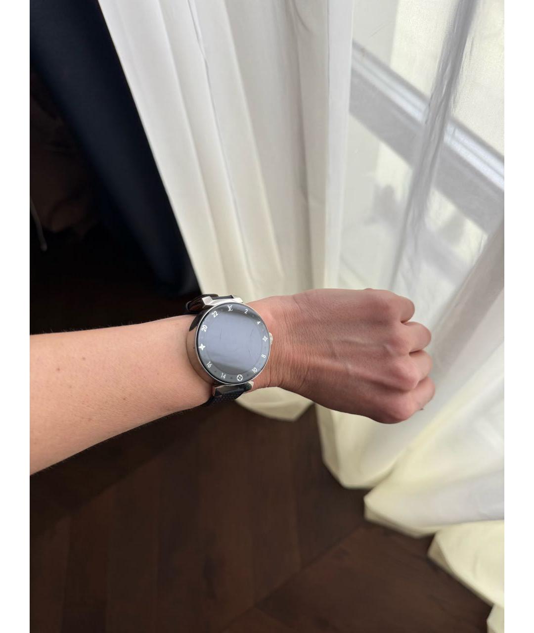 LOUIS VUITTON Черные часы, фото 8