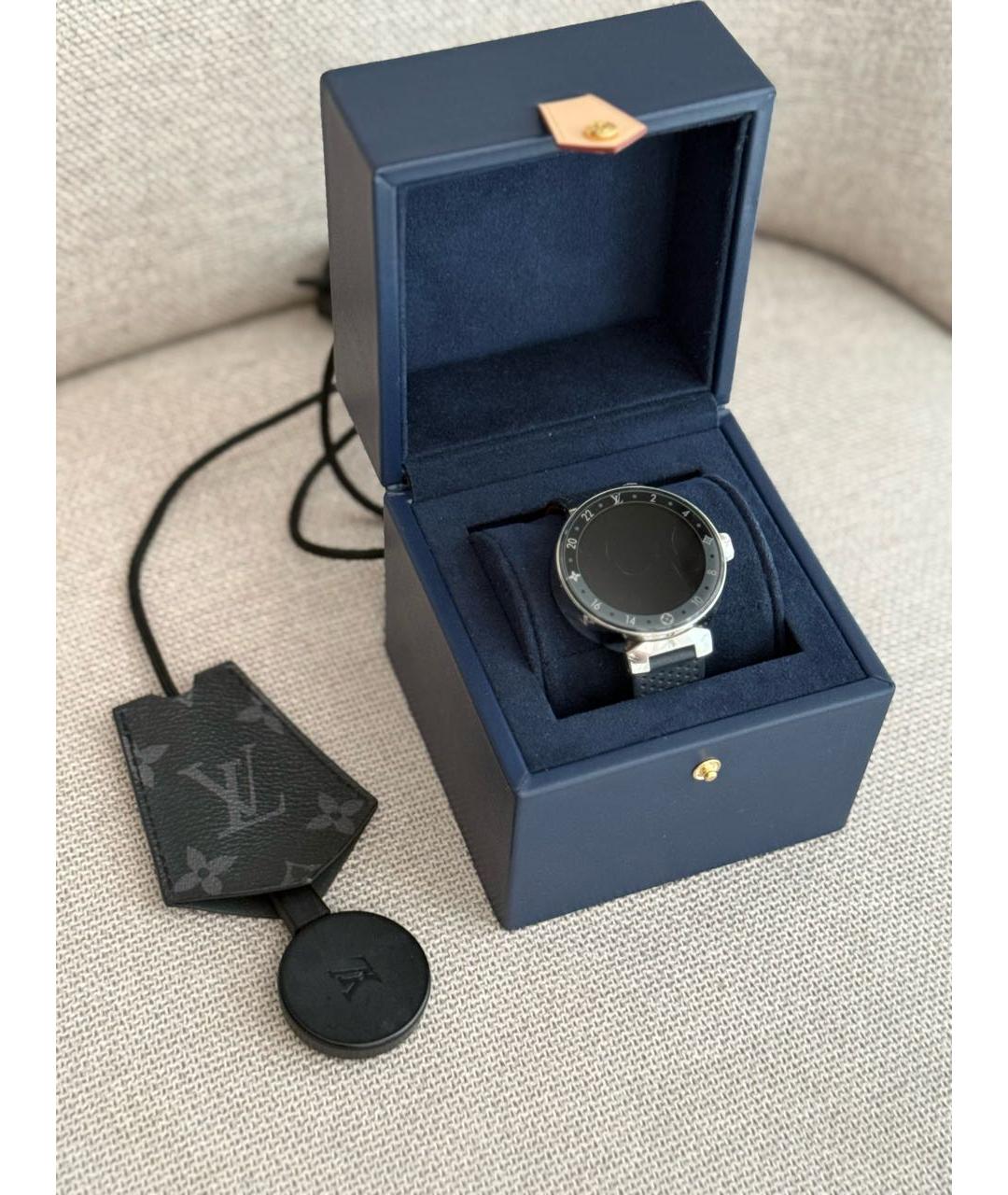 LOUIS VUITTON Черные часы, фото 4