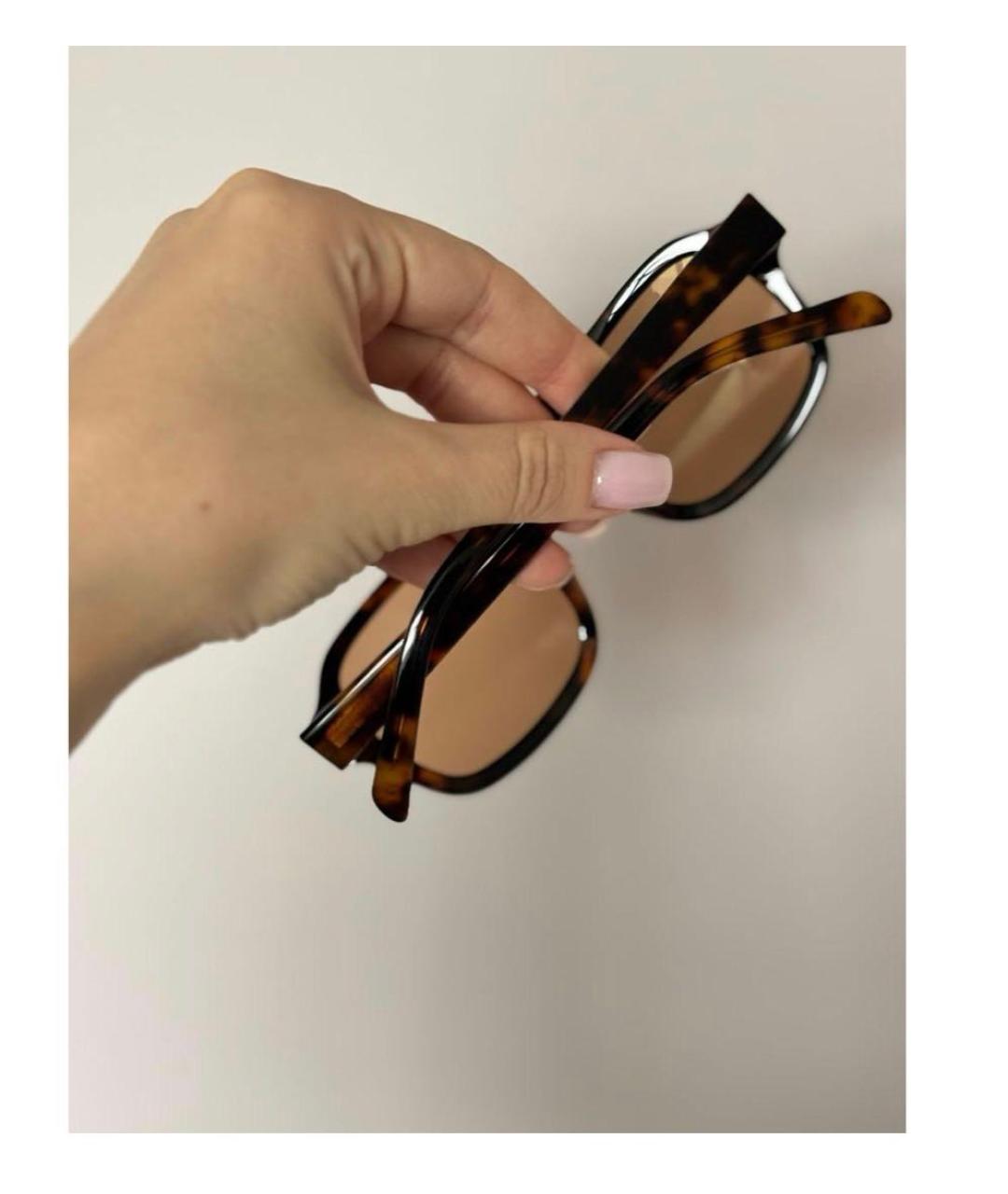 Vehla Коричневые пластиковые солнцезащитные очки, фото 4