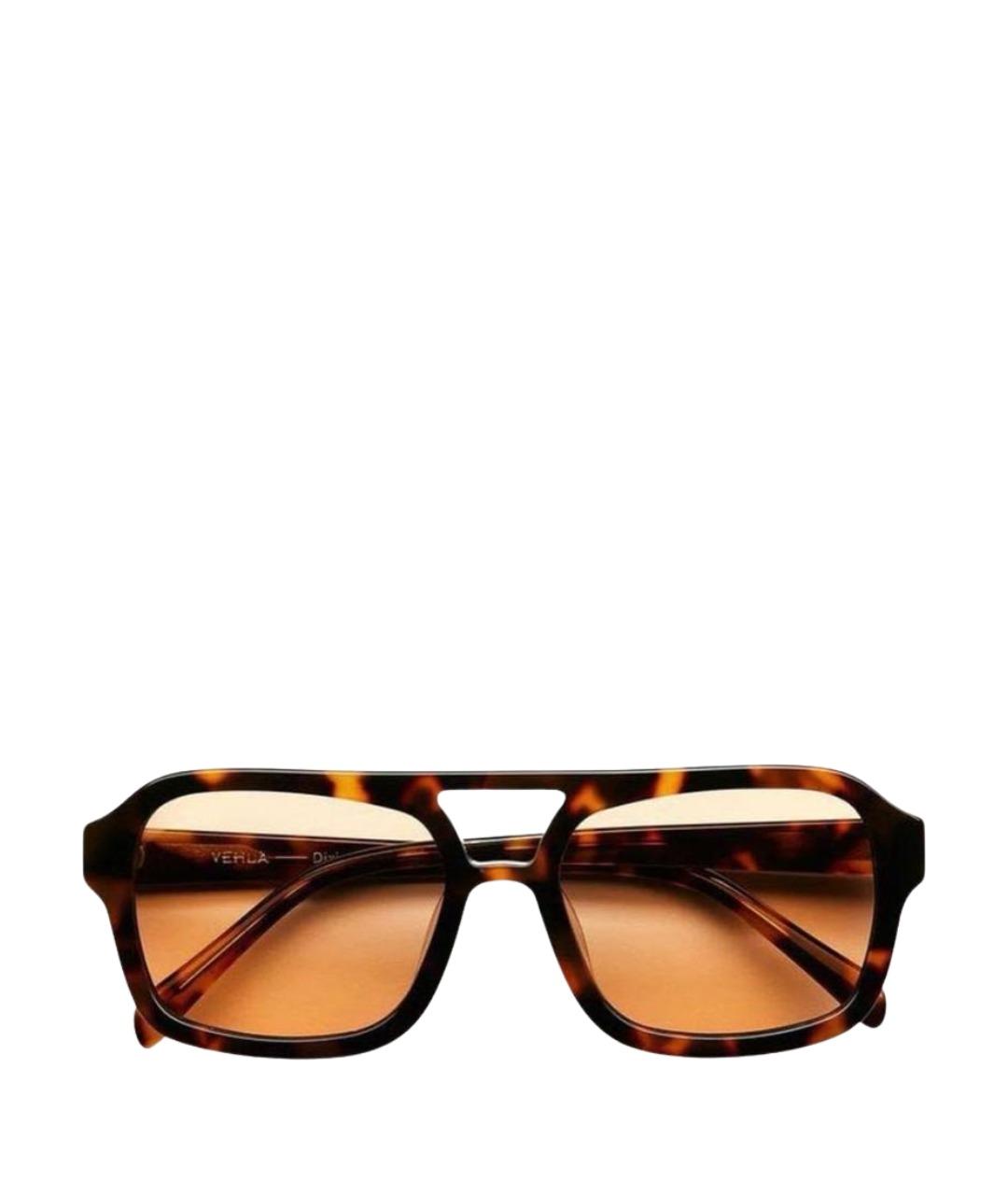 Vehla Коричневые пластиковые солнцезащитные очки, фото 1