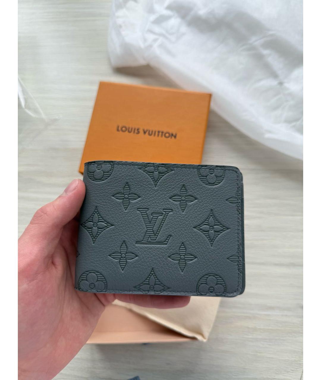 LOUIS VUITTON Серый кошелек, фото 5