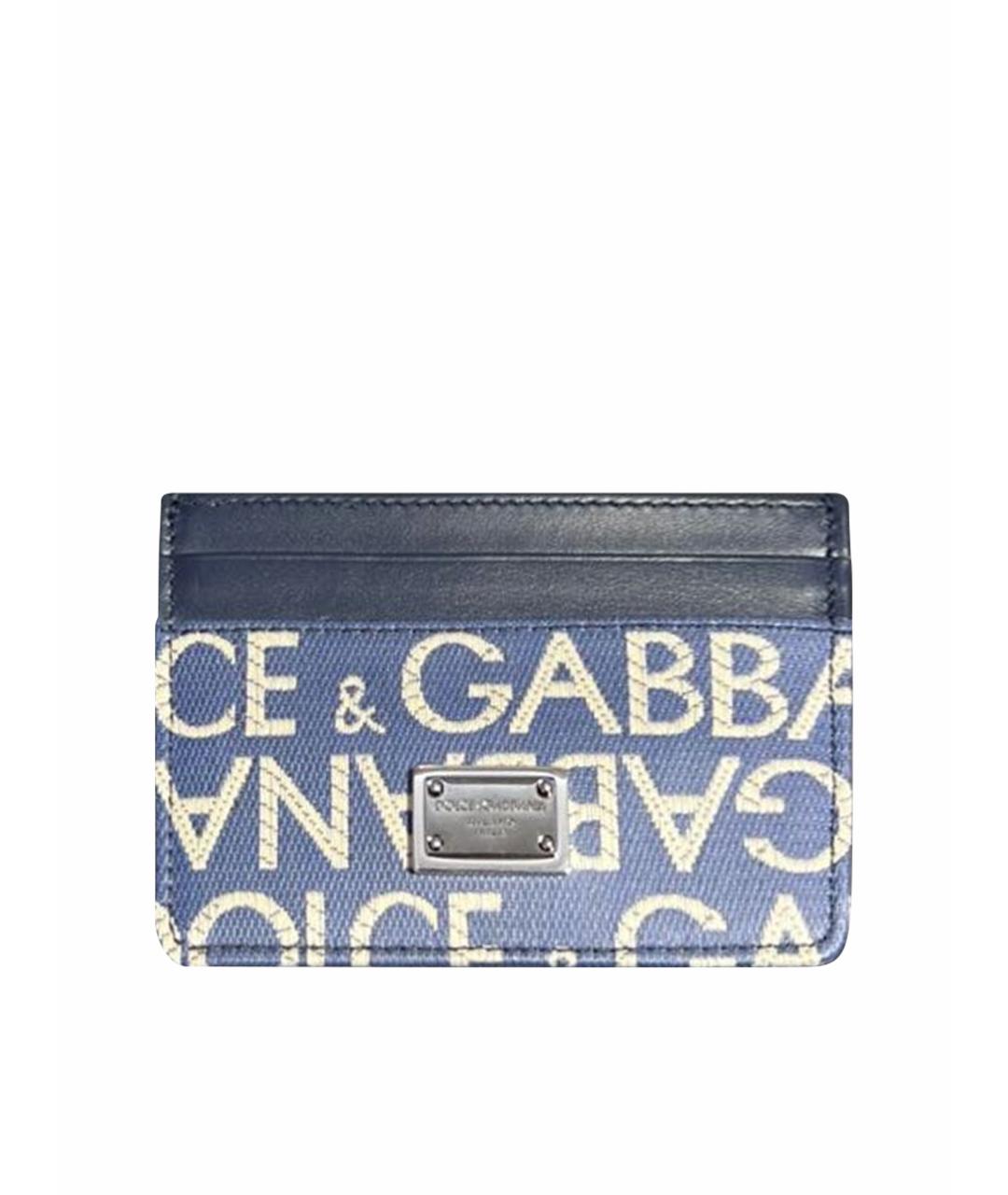 DOLCE&GABBANA Синий кардхолдер, фото 1