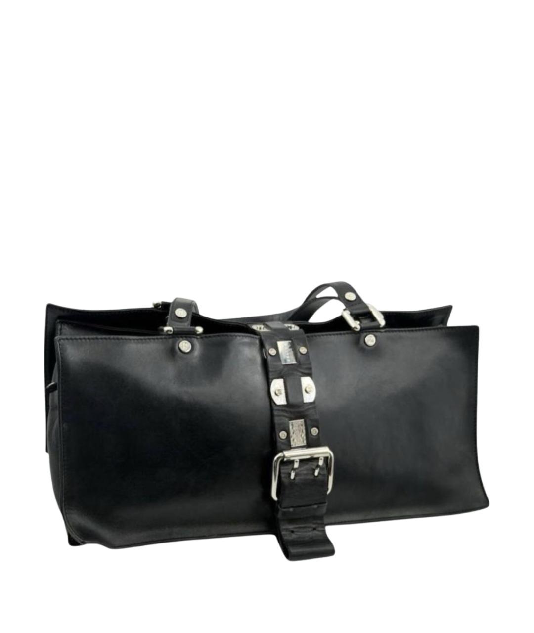 CELINE Черная кожаная сумка через плечо, фото 1