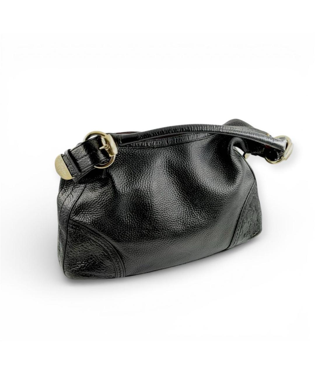 GUCCI Черная кожаная сумка через плечо, фото 8
