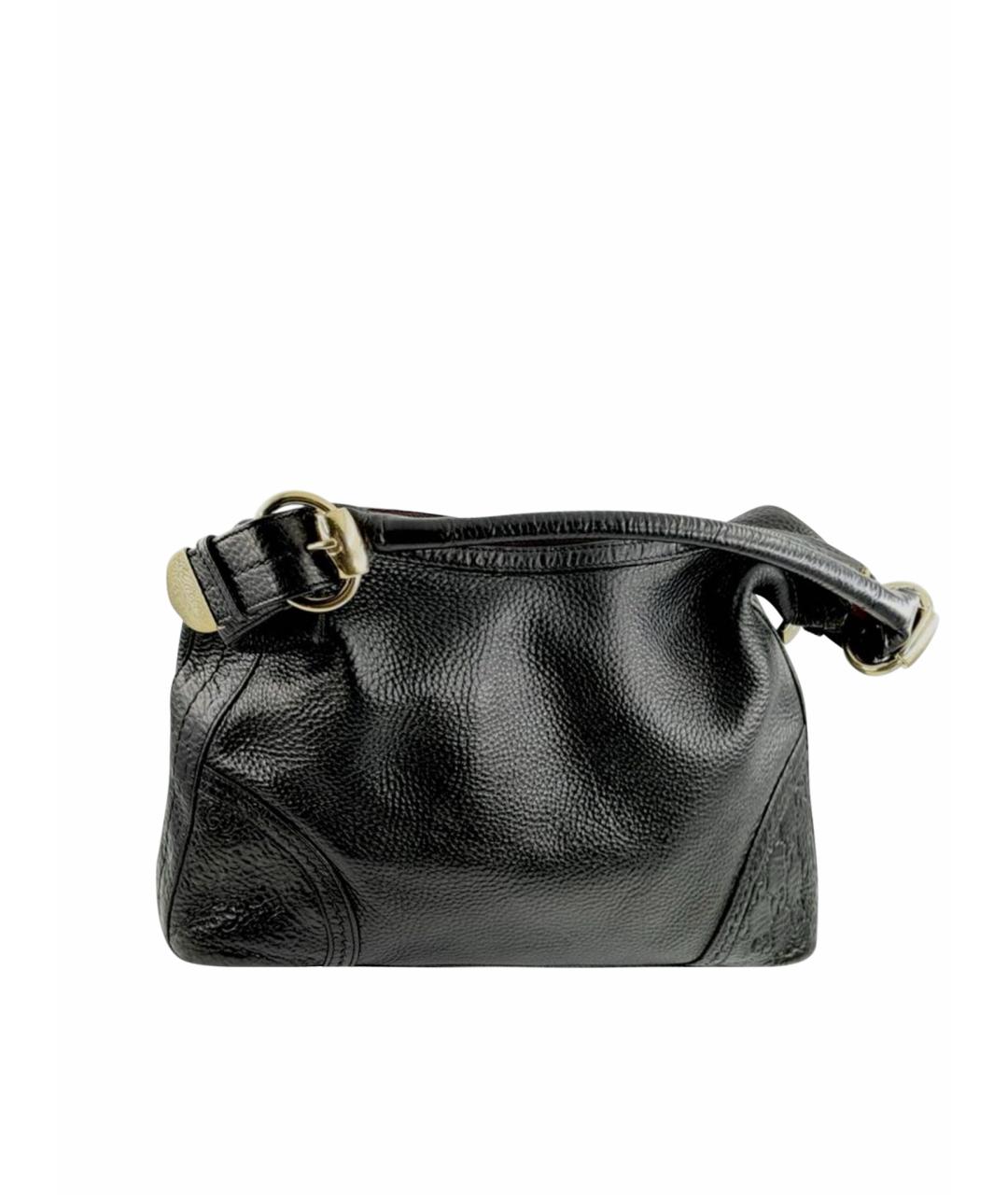 GUCCI Черная кожаная сумка через плечо, фото 1