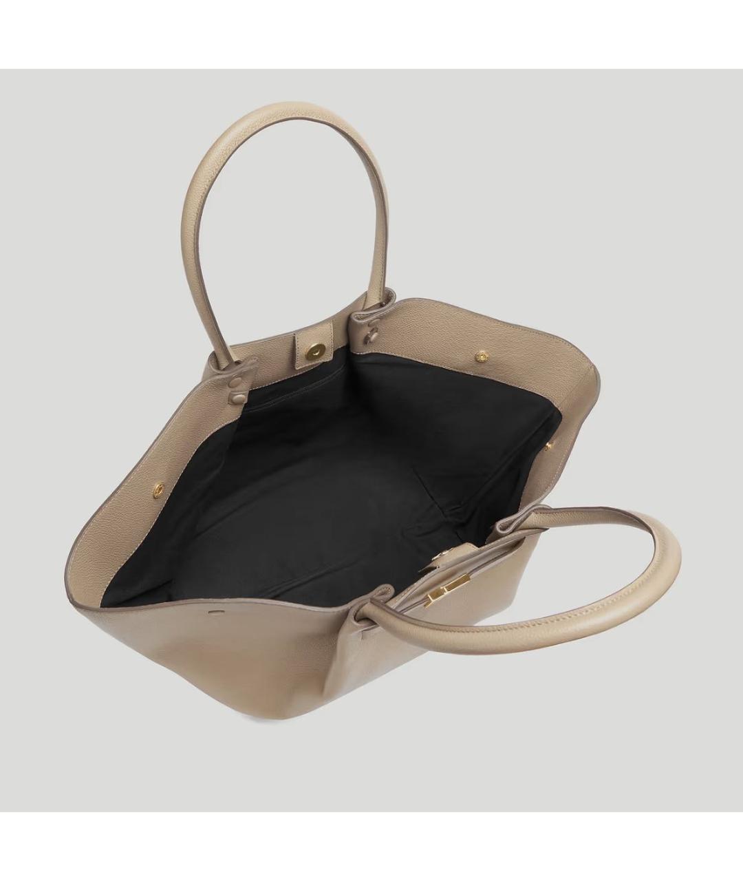 DEMELLIER Бежевая кожаная сумка тоут, фото 2