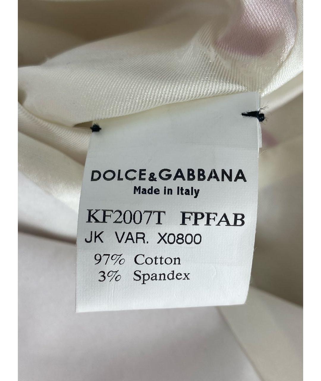 DOLCE&GABBANA Мульти хлопковый костюм с юбками, фото 8