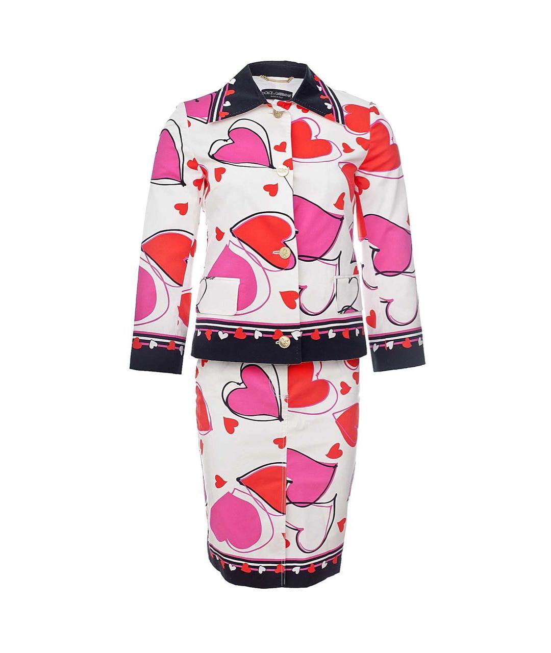 DOLCE&GABBANA Мульти хлопковый костюм с юбками, фото 1