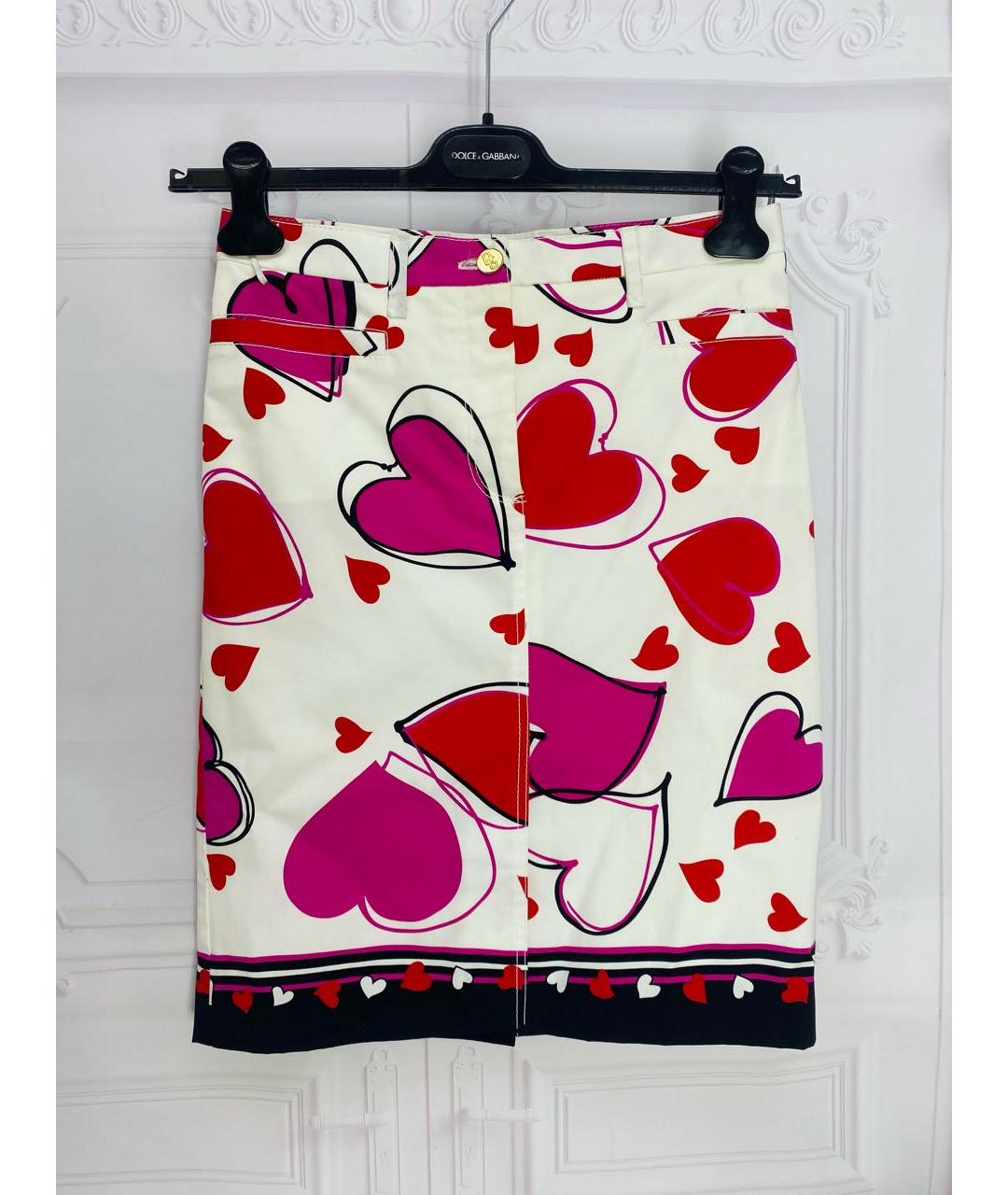 DOLCE&GABBANA Мульти хлопковый костюм с юбками, фото 7