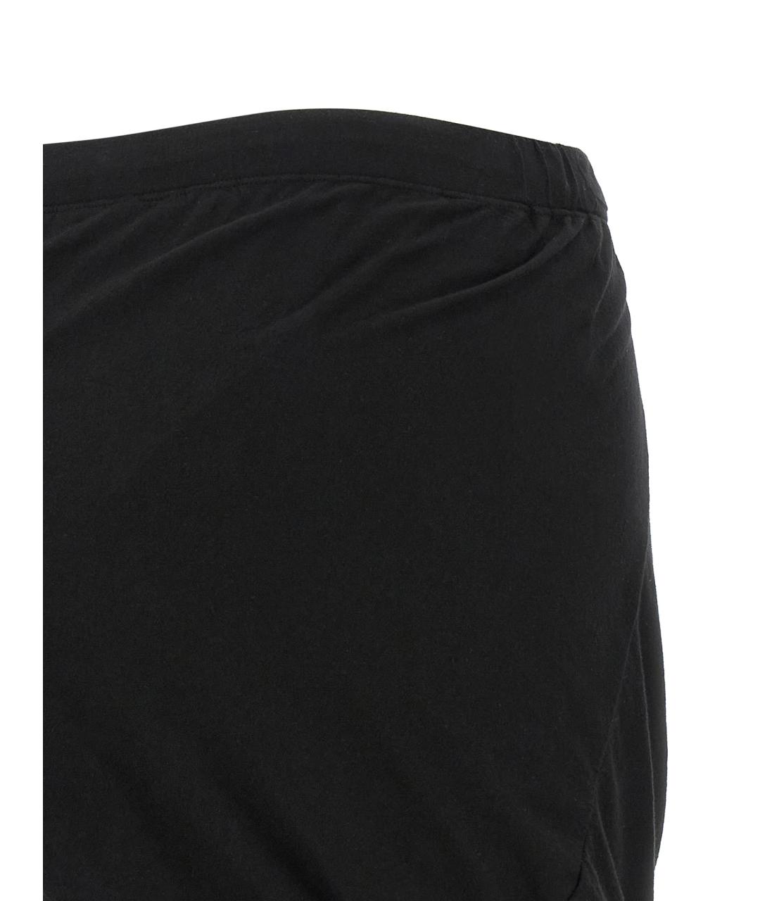 RICK OWENS DRKSHDW Черные хлопковые шорты, фото 3