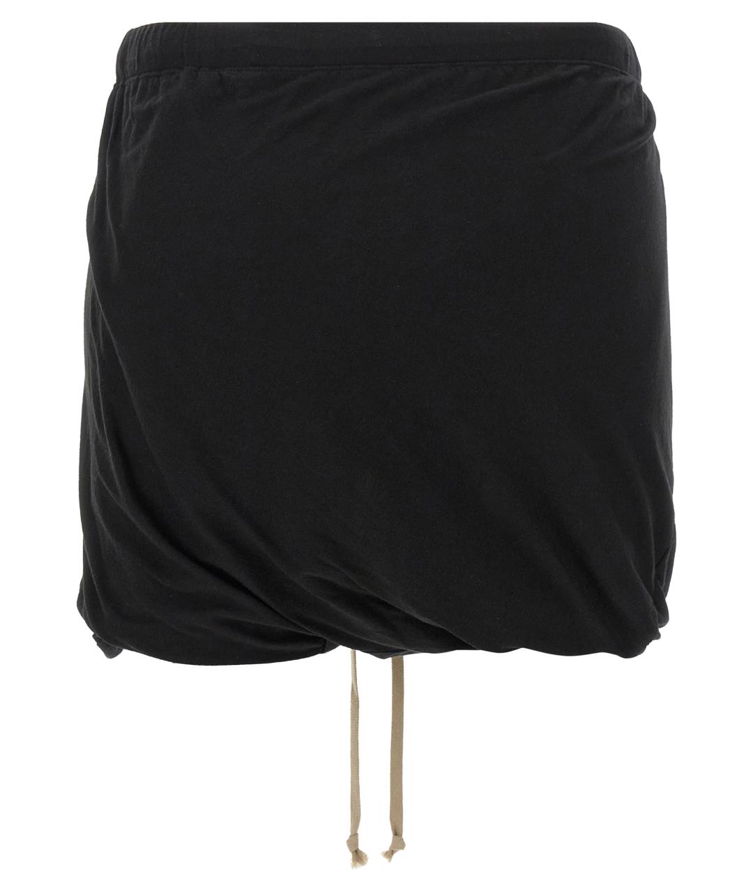 RICK OWENS DRKSHDW Черные хлопковые шорты, фото 2