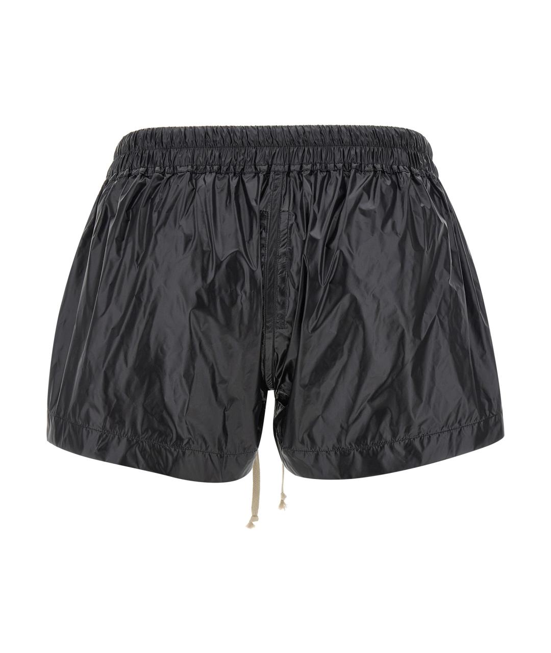 RICK OWENS DRKSHDW Черные полиамидовые шорты, фото 2
