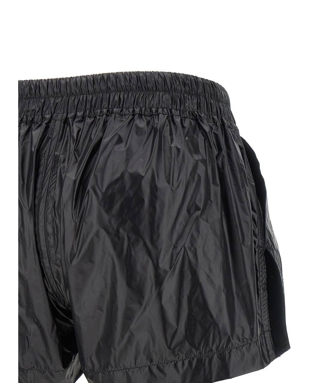 RICK OWENS DRKSHDW Черные полиамидовые шорты, фото 3