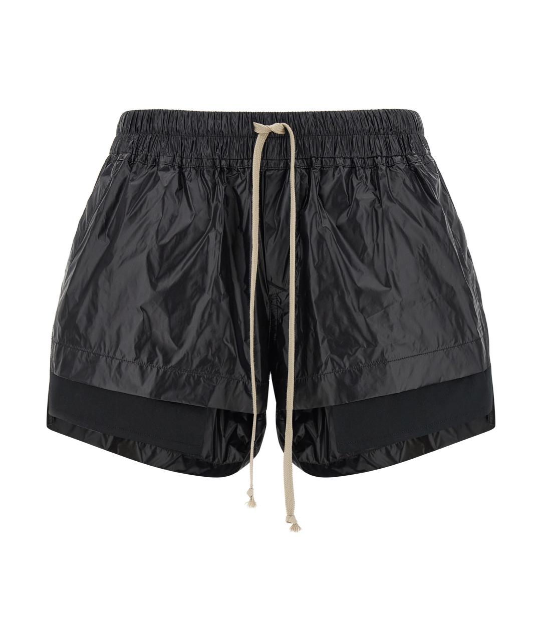 RICK OWENS DRKSHDW Черные полиамидовые шорты, фото 1
