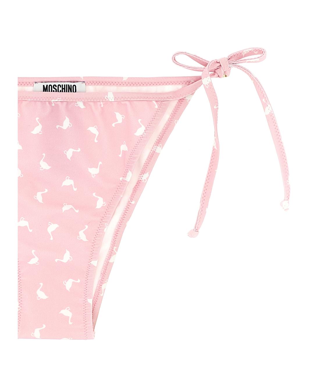 MOSCHINO Розовый полиэстеровый купальник, фото 2