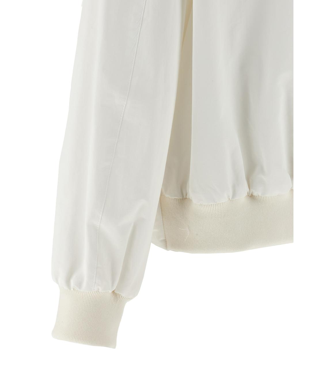 NUDE Белая хлопковая куртка, фото 3