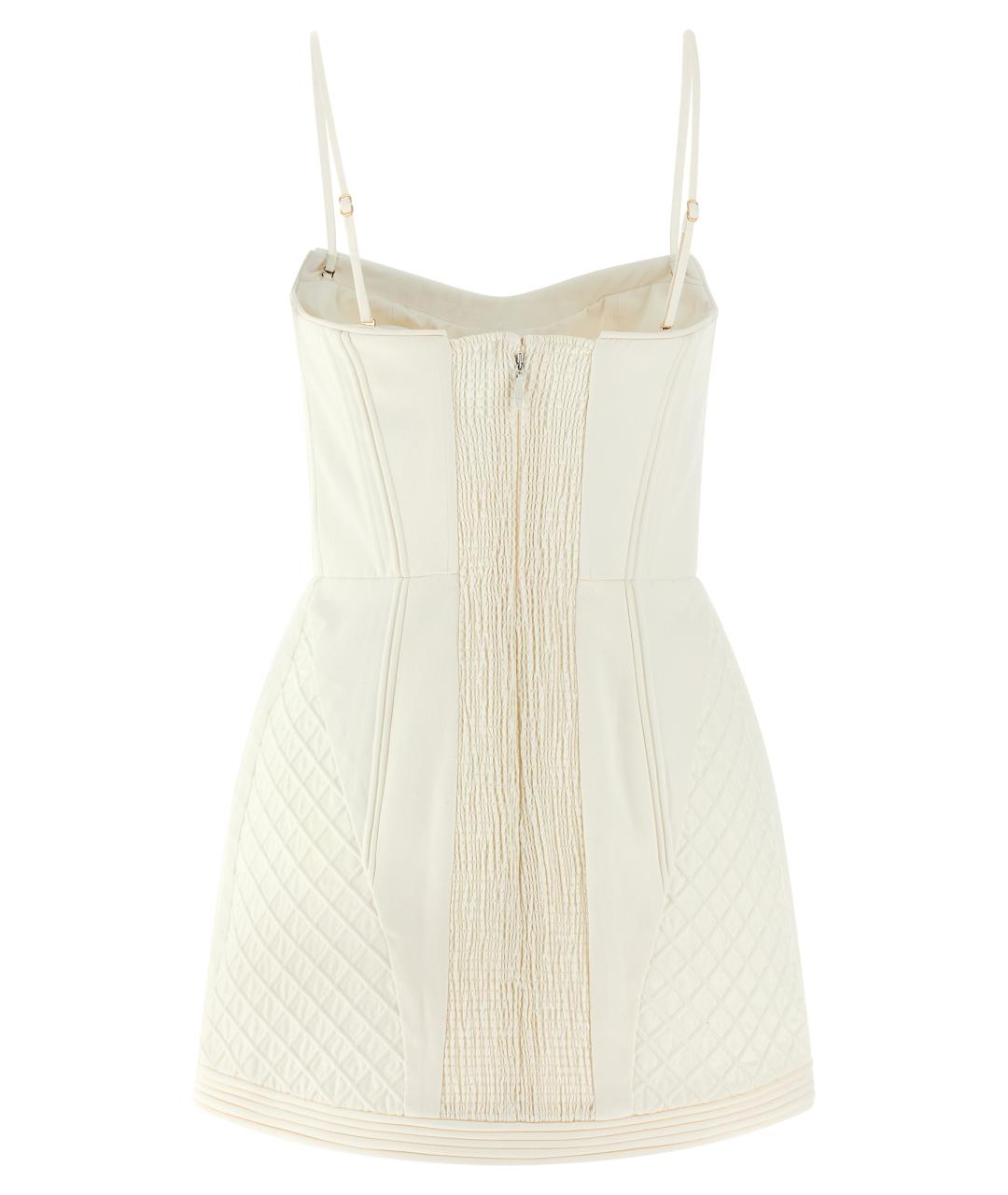 ZIMMERMANN Белое хлопковое коктейльное платье, фото 2