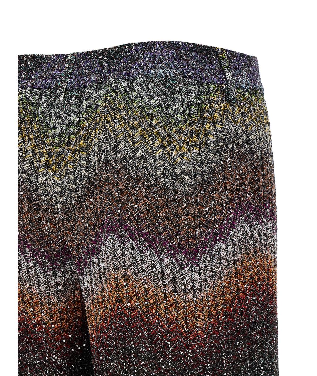 MISSONI Мульти вискозные прямые брюки, фото 4