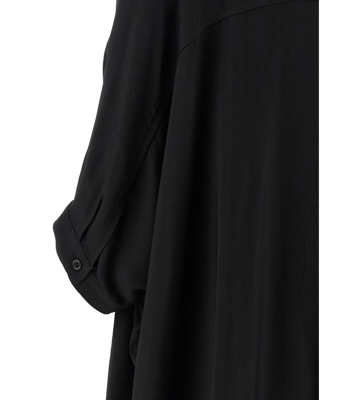 NUDE Черная вискозная блузы, фото 4