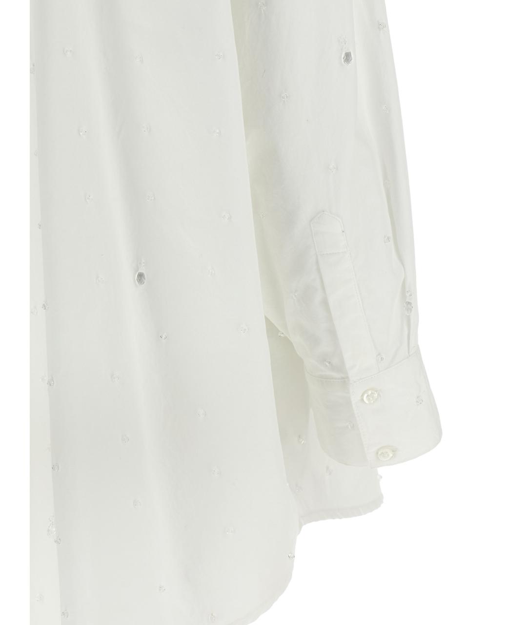 GIUSEPPE DI MORABITO Белая хлопковая рубашка, фото 4