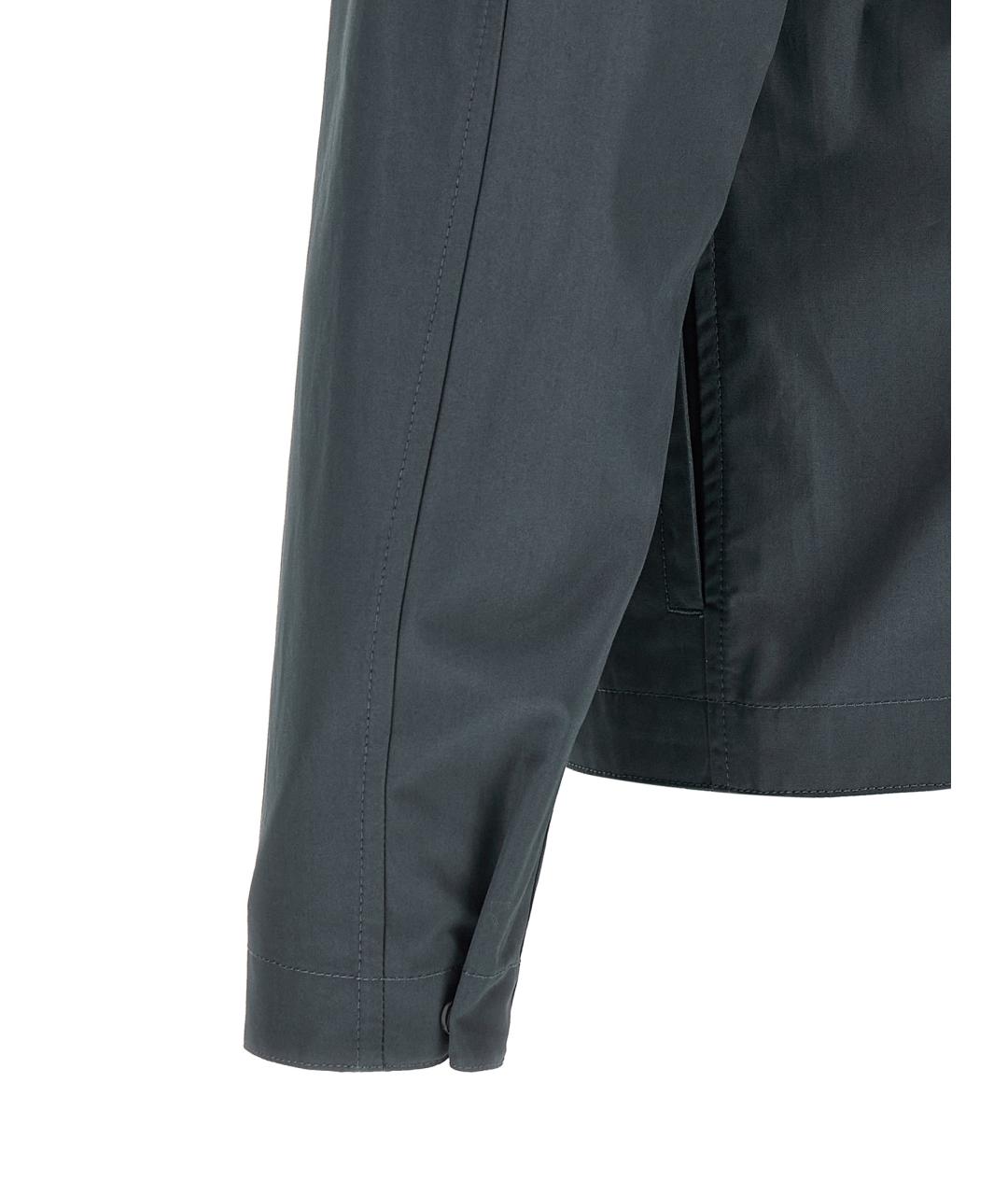 STONE ISLAND Синяя хлопковая кэжуал рубашка, фото 4