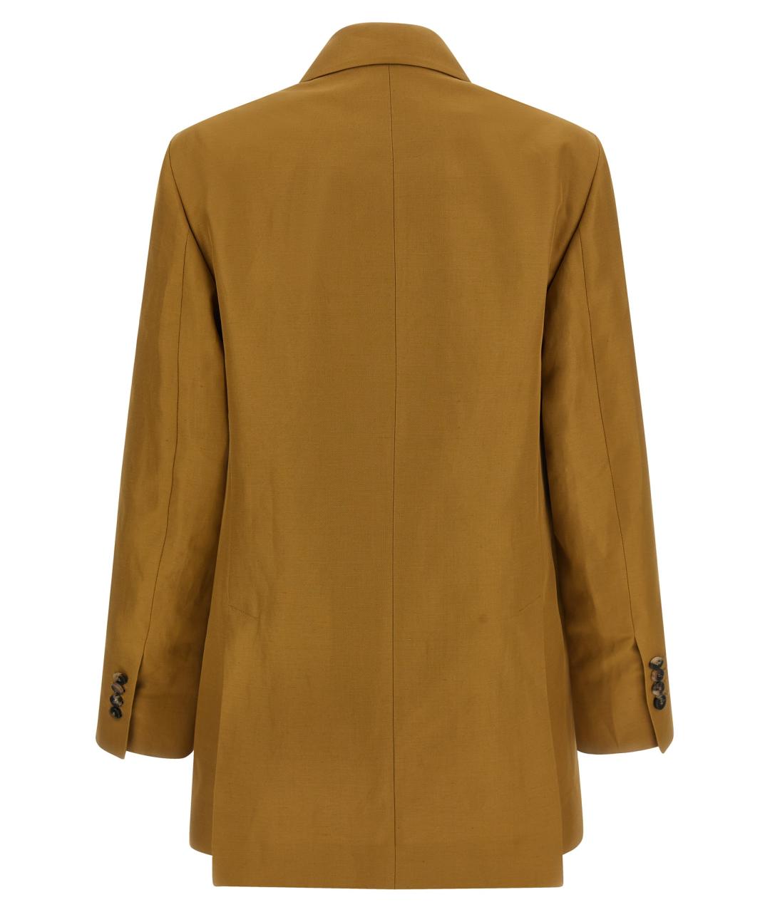 ALBERTO BIANI Коричневый вискозный жакет/пиджак, фото 2