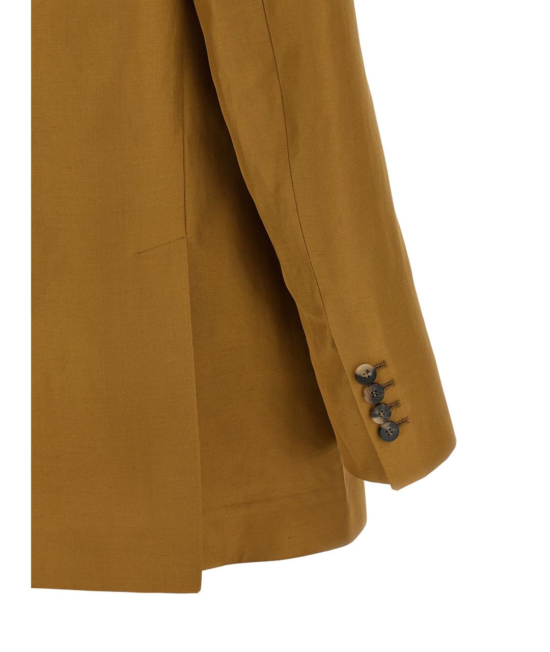 ALBERTO BIANI Коричневый вискозный жакет/пиджак, фото 4