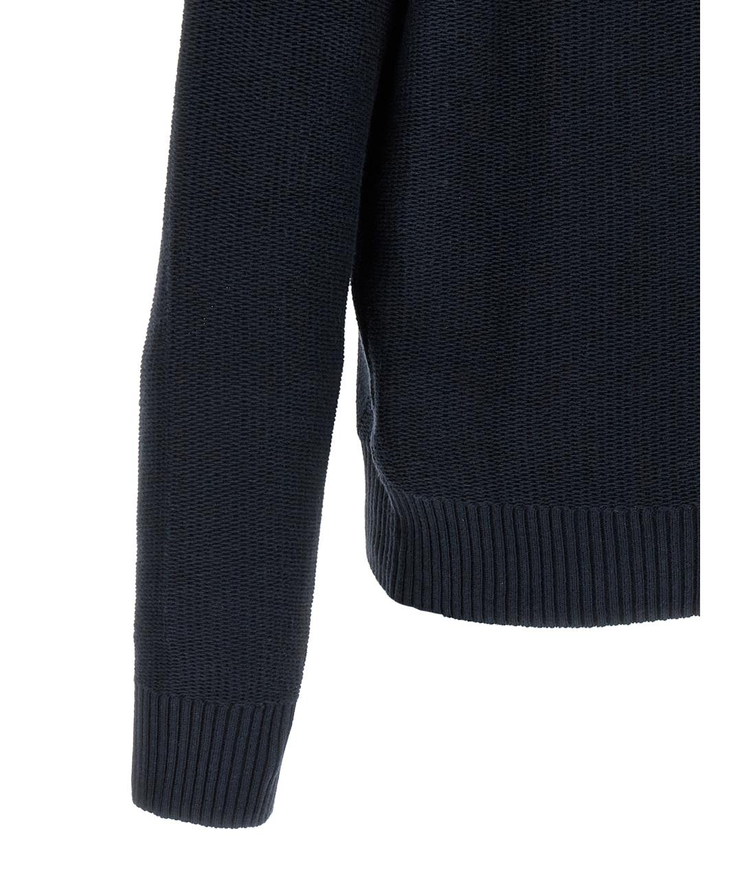 BALLANTYNE Синий хлопковый джемпер / свитер, фото 3