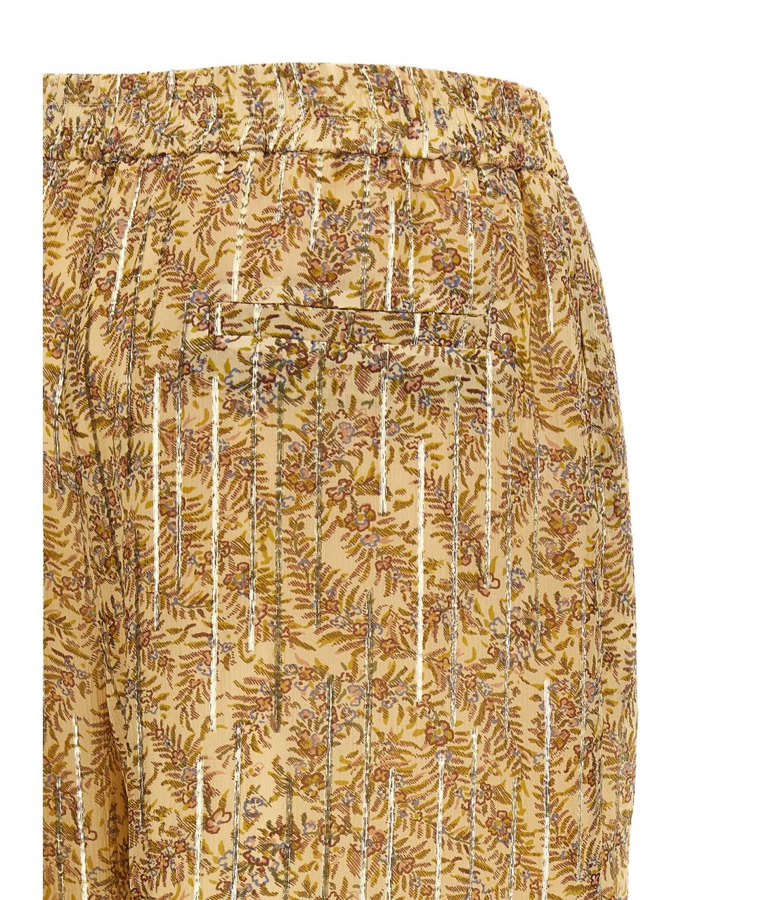 VALENTINO Мульти шелковые прямые брюки, фото 4