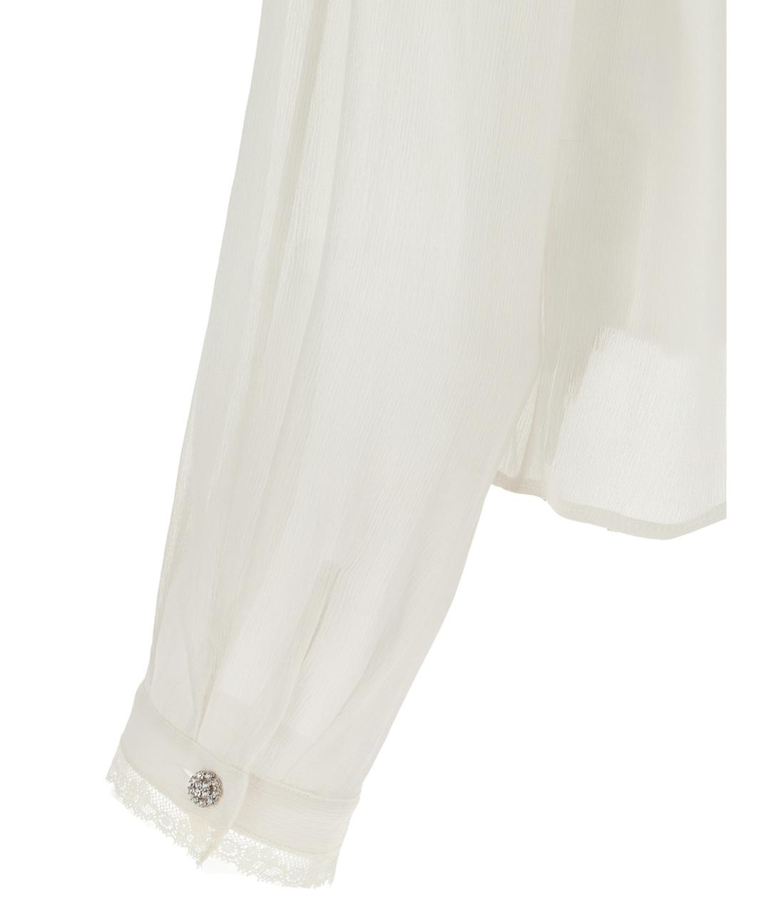 ALBERTA FERRETTI Бежевая блузы, фото 4