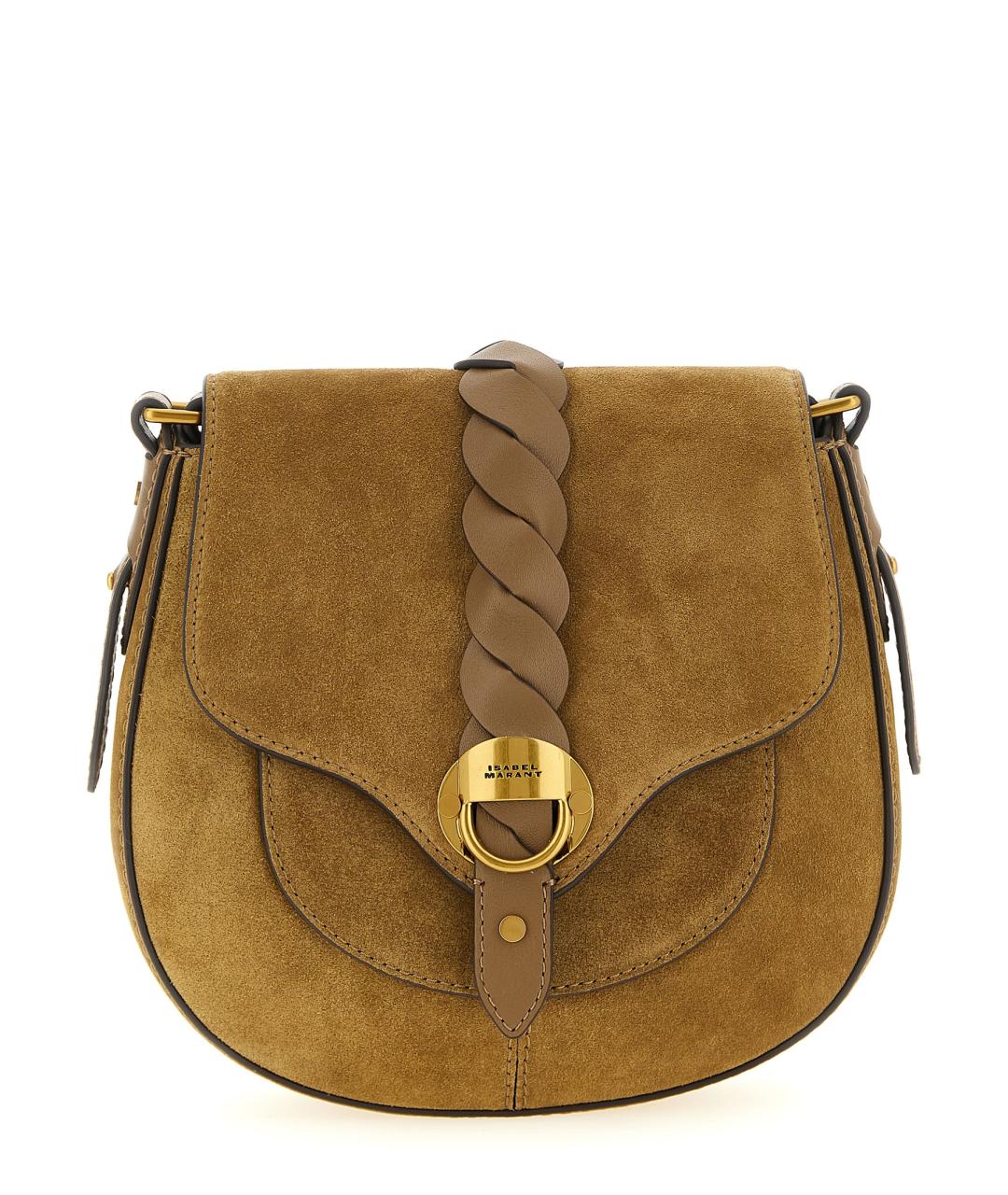 ISABEL MARANT Коричневая замшевая сумка через плечо, фото 1