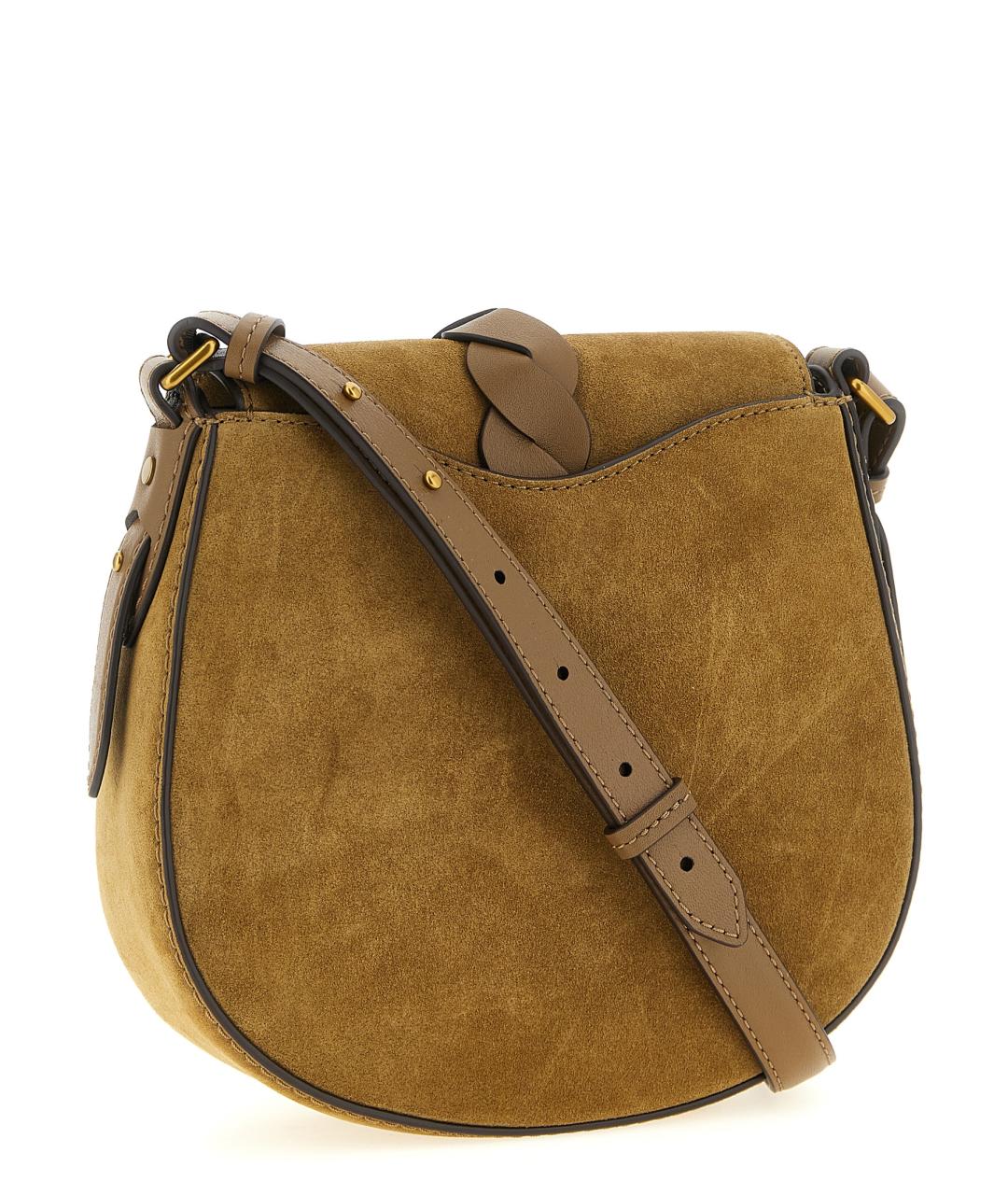 ISABEL MARANT Коричневая замшевая сумка через плечо, фото 2