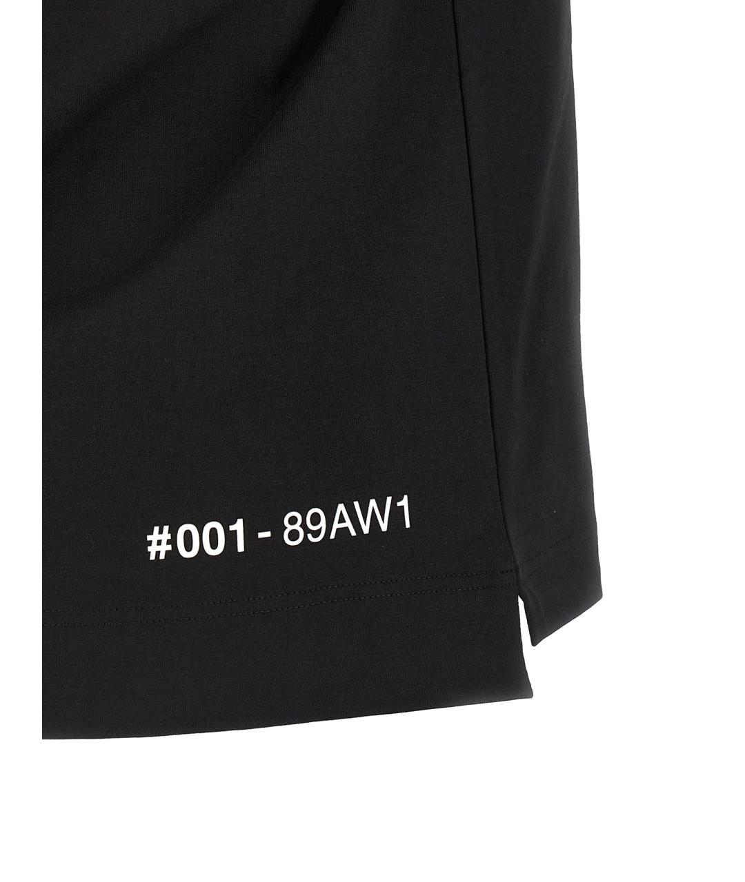 MONCLER GRENOBLE Черная хлопковая футболка, фото 4