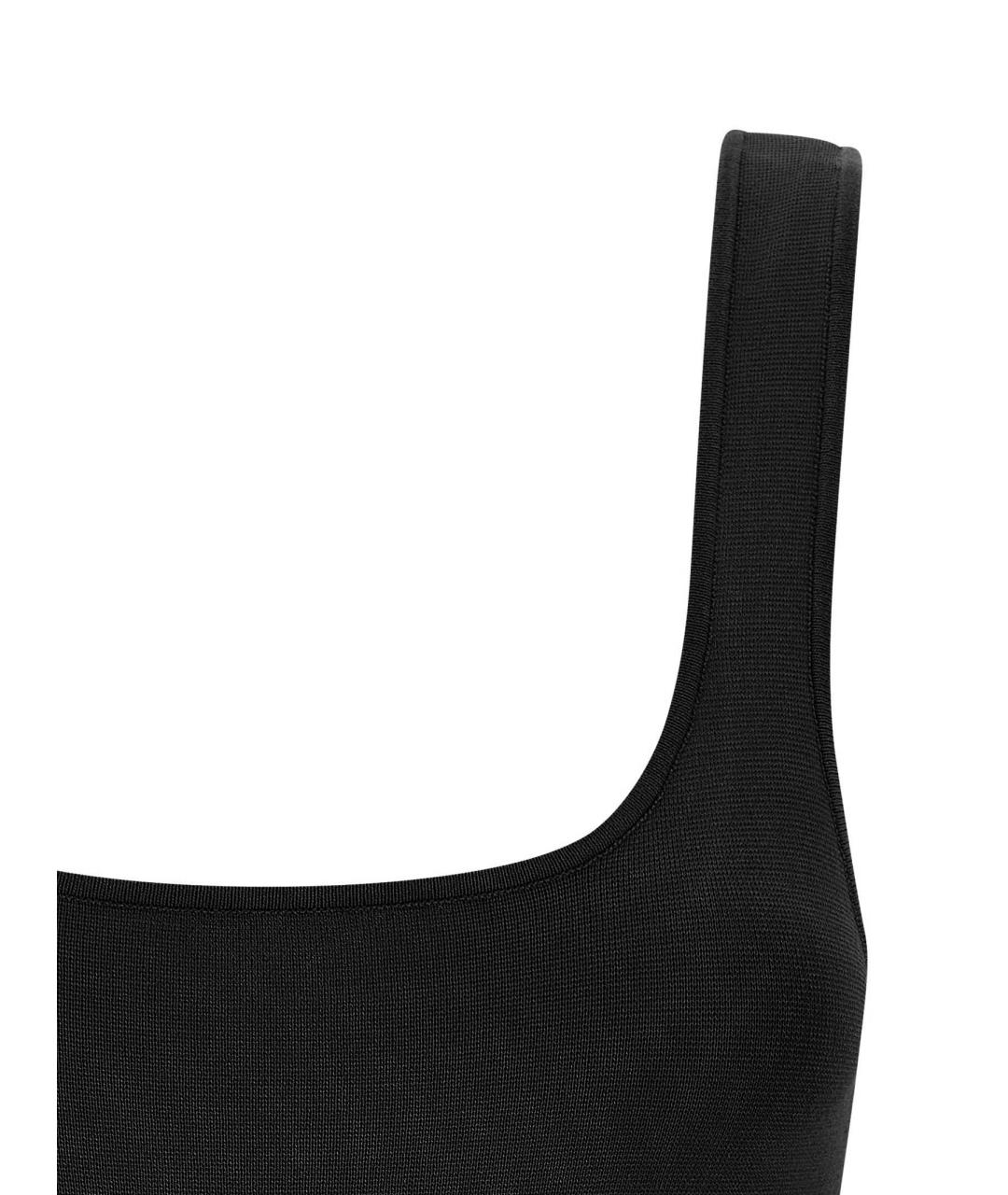 entire studios Черная вискозная майка, фото 3