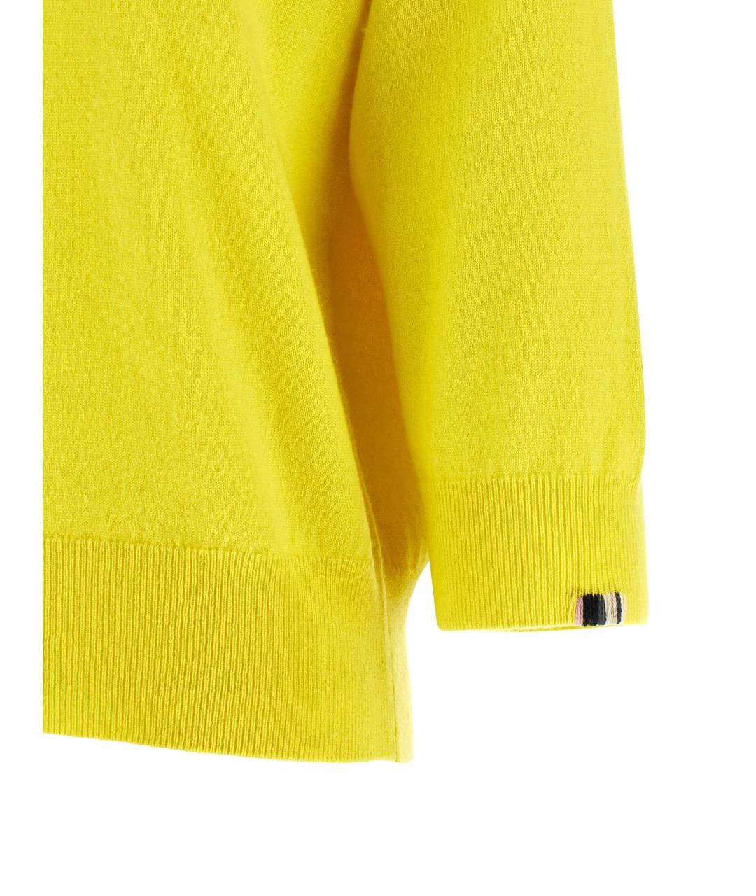EXTREME CASHMERE Желтый кашемировый кардиган, фото 4