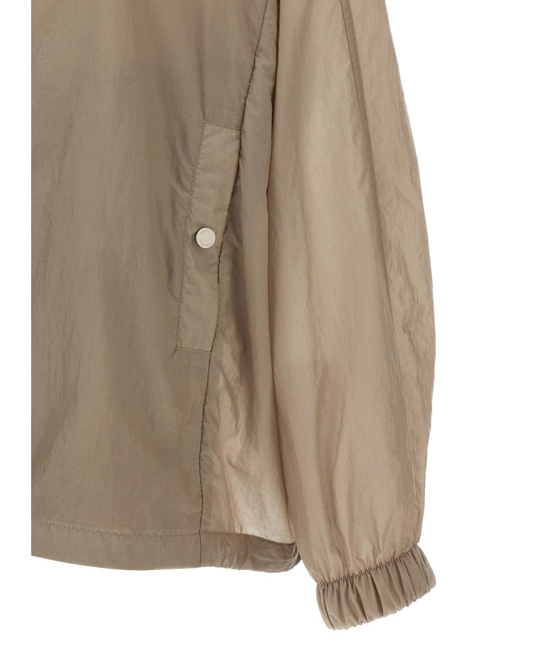 MOORER Бежевая полиэстеровая куртка, фото 4