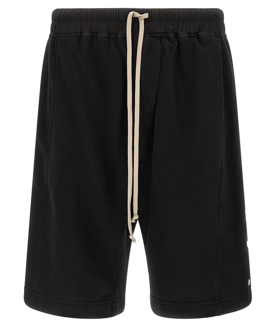 RICK OWENS DRKSHDW Черные хлопковые шорты, фото 1