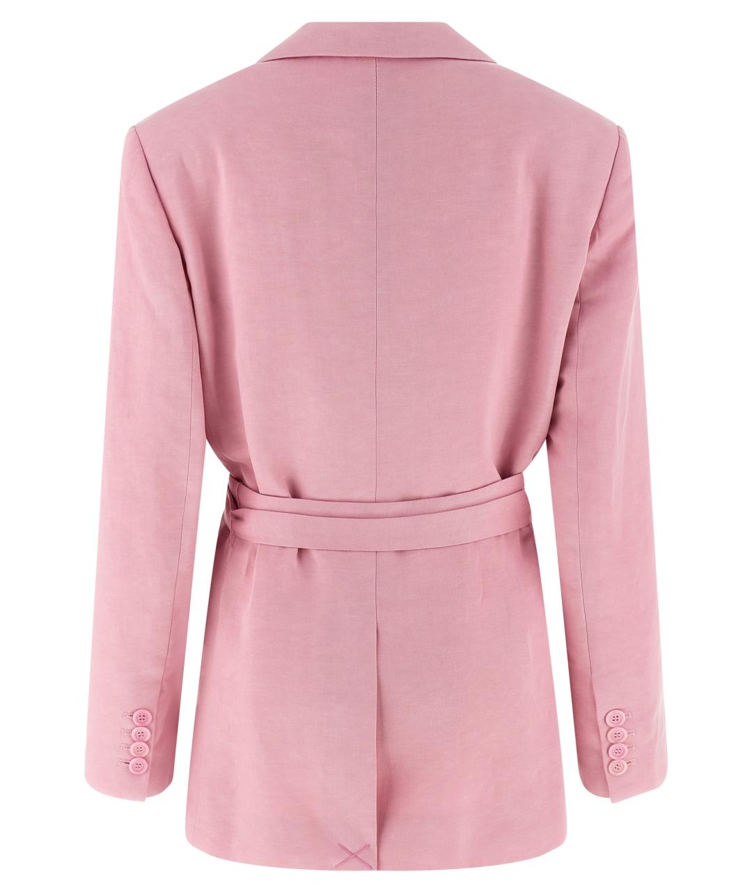 NUDE Розовый льняной жакет/пиджак, фото 2