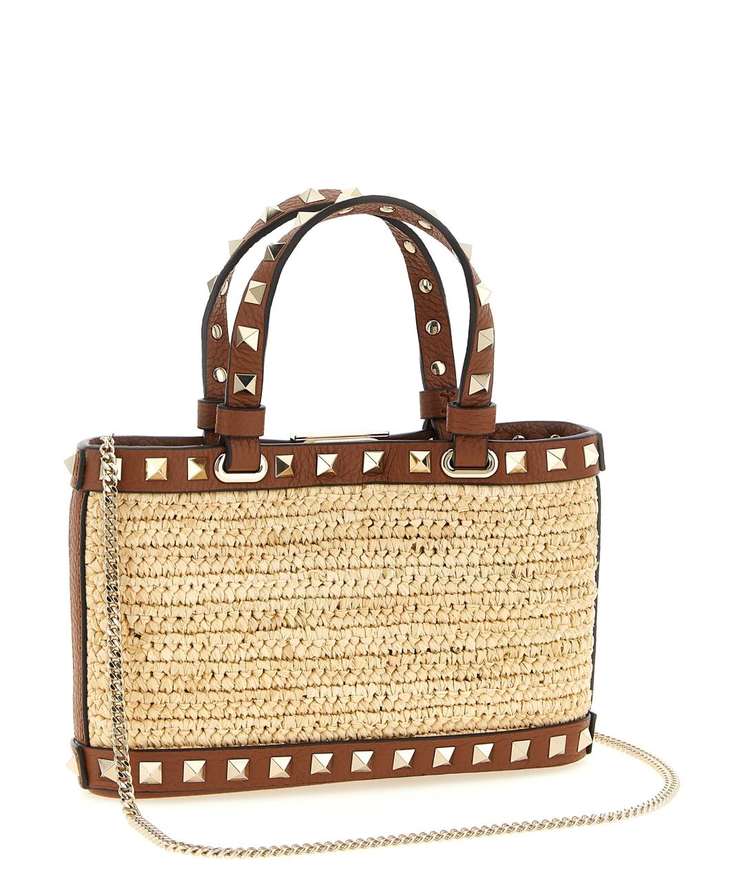 VALENTINO Бежевая сумка тоут, фото 2