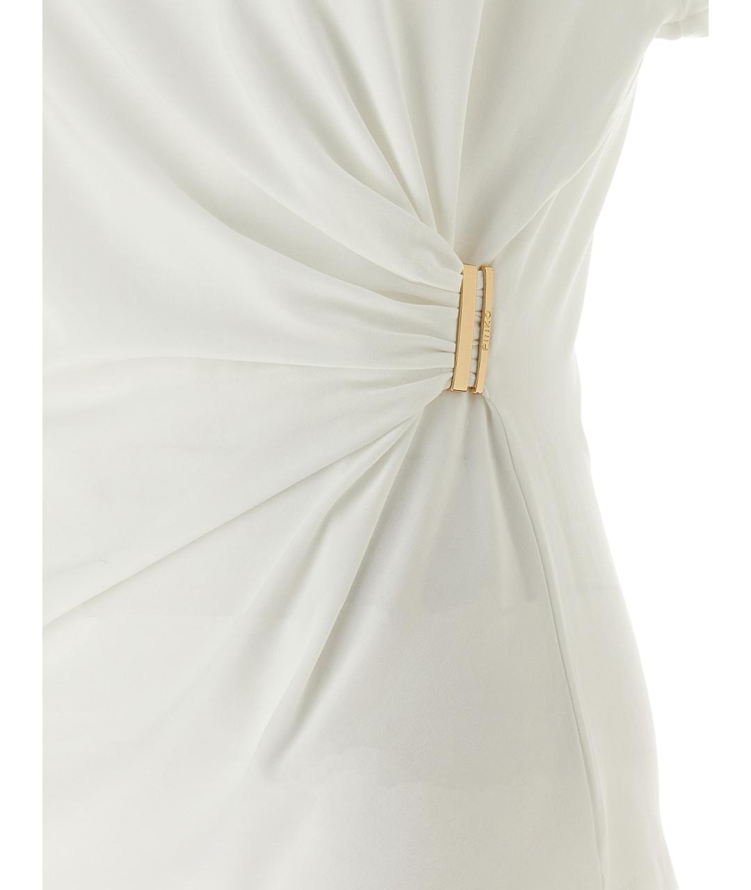 PINKO Белая хлопковая футболка, фото 4