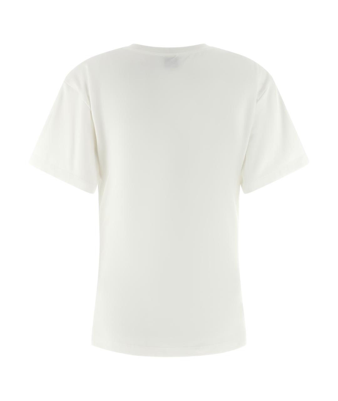 PINKO Белая хлопковая футболка, фото 2