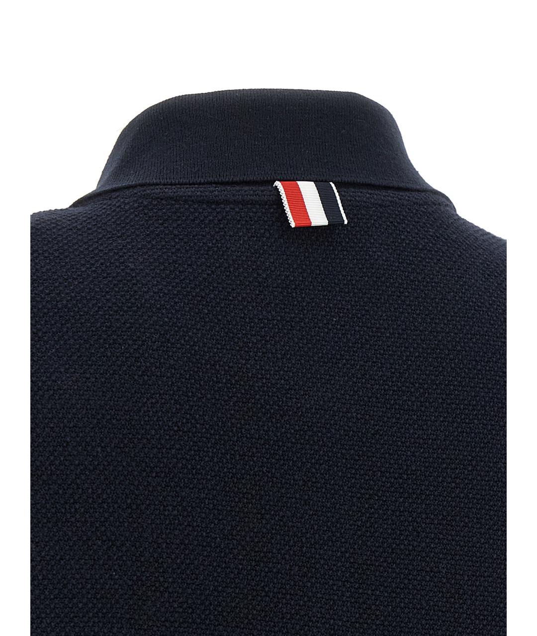 THOM BROWNE Синее хлопковое платье, фото 5