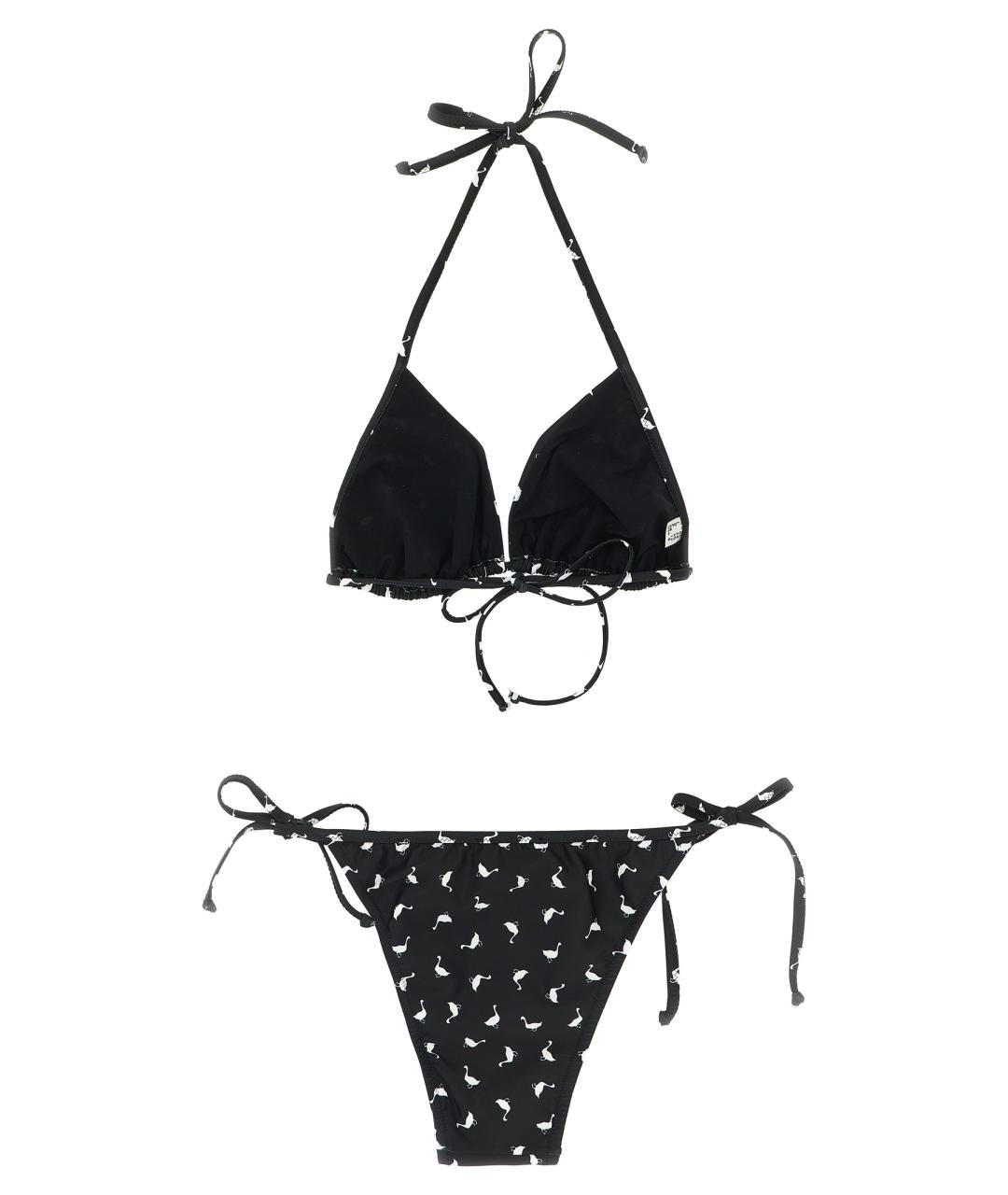 MOSCHINO Черный полиэстеровый купальник, фото 2