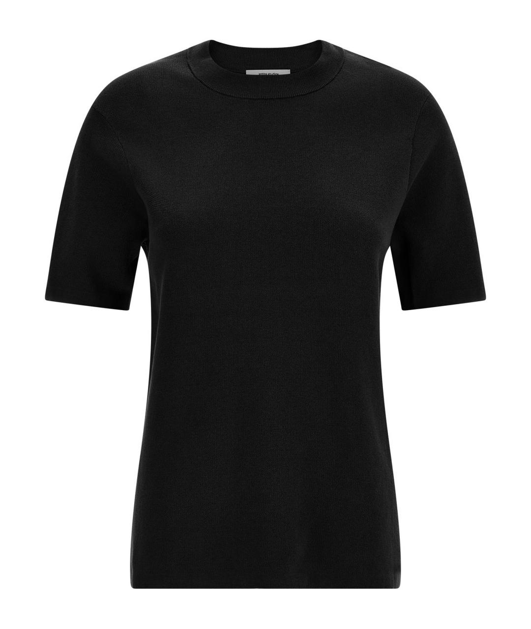 entire studios Черная хлопковая футболка, фото 1