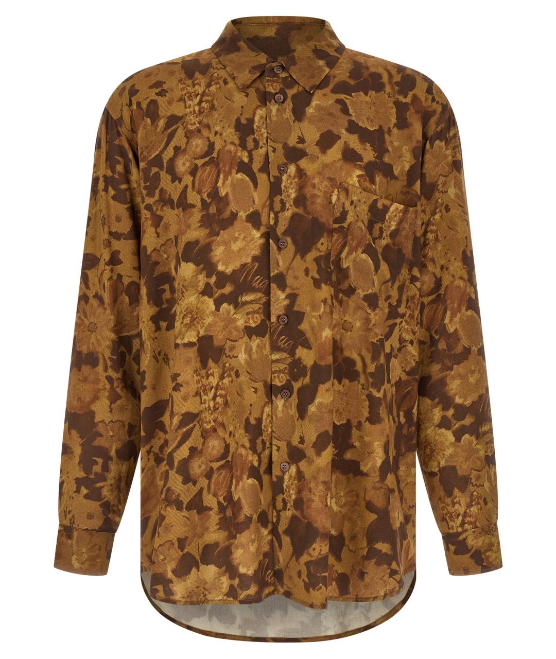 MAGLIANO Коричневая кэжуал рубашка, фото 1
